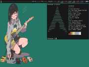 Tiling window manager Arch Linux + i3wm + polybar ...